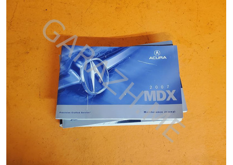 Сервисные книжки Acura MDX YD2 (07-12 гг)