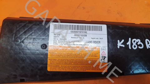 Подушка безопасности боковая Land Rover Freelander 2007 [6G9N611D32DB] LR2 2.2, правая