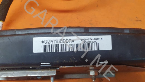 Подушка безопасности боковая Acura Mdx 2004 [78000STKA812M1] YD1 3.5, передняя правая