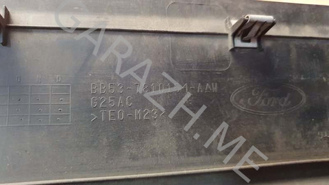Накладка порога внешняя Ford Explorer 2013 BB537810154AAW U502 3.5, правая