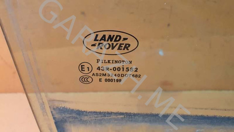 Стекло двери Land Rover Vogue 2005 43R001582 L322 4.4 БЕНЗИН, заднее правое