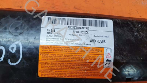 Подушка безопасности боковая Land Rover Freelander 2008 6G9N611D32DC LR2 2.2, правая