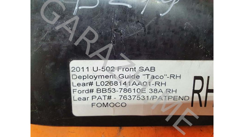 Подушка безопасности боковая Ford Explorer 2011 BB5378610E38A U502 3.5, передняя правая