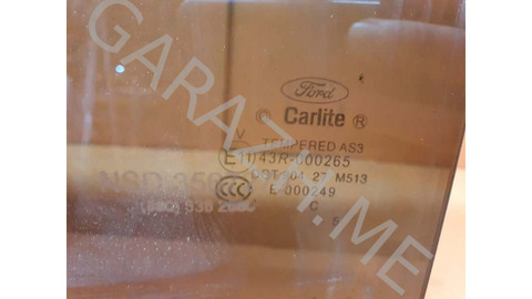 Стекло двери Ford Explorer 2013 43R000265 U502 3.5, заднее левое