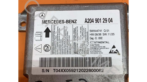 Блок управления подушками безопасности Mercedes-Benz Glk 2012 A2049012904 X204 3.5