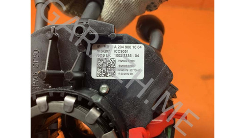 Подрулевые переключатели Mercedes-Benz Glk 2012 A2049001004 X204 3.5