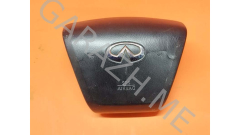 Подушка безопасности в руль Infiniti Qx56 2011 Z62 5.6