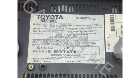 Магнитола Lexus Rx400 2007 8612048A20