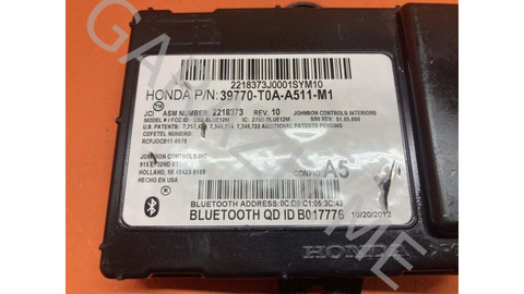 Блок Bluetooth Honda Cr-V 2013 39770T0AA511M1 4 2.4