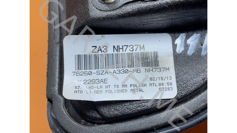 Зеркало заднего вида Honda Pilot 2013 76250SZAA330M6 2 J35Z4, левое