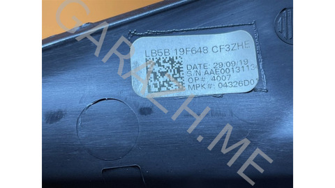 Дефлекторы обдува центральные Ford Explorer 2020 LB5B19F628CF U625 2.3